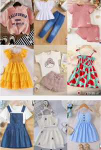 toddler clothing selections